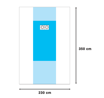 Coverline Простирадло для стегневої ангіографії 230x350 см
